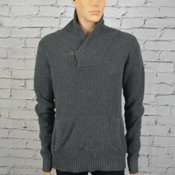 Mens All Saints Griffen Funnel Sweater size small